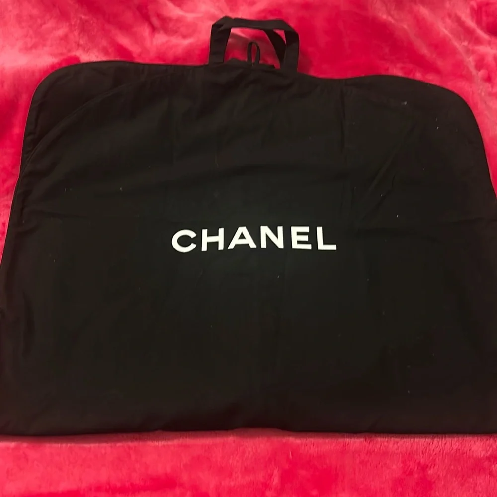 CHANEL Black Canvas Garment Bag‎